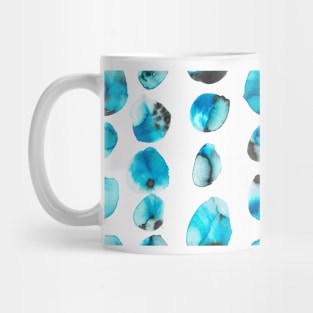 Watercolor polka dots seamless pattern Mug